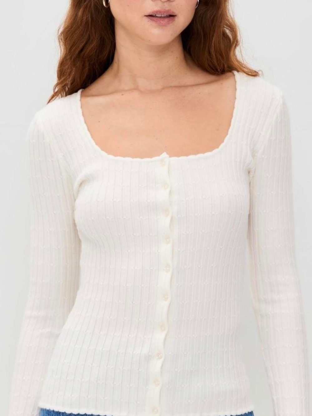 Z Supply White Long Sleeve